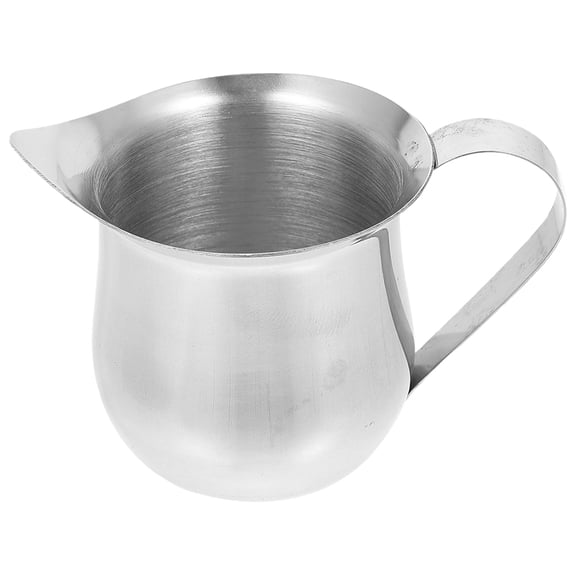 DRAFIDEEP Stainless Steel Milk Steamer Pitcher for Home Kitchen and Coffee Bar Accessories
