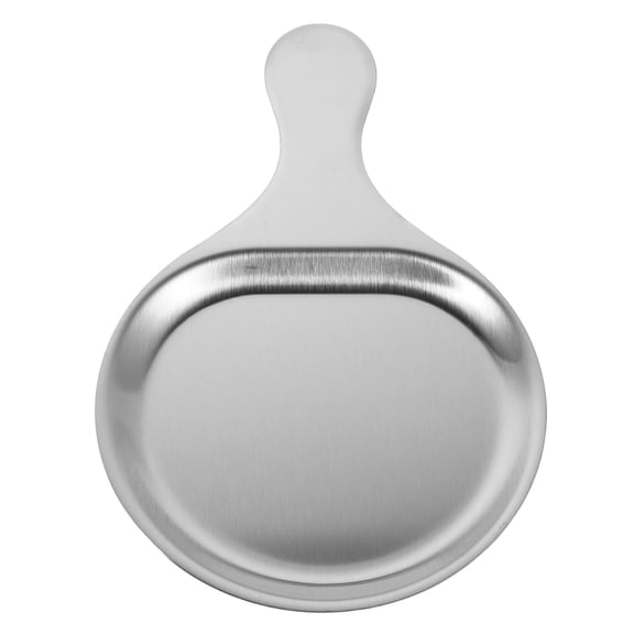 DRAFIDEEP Stainless Steel Serving Tray with Handle for BBQ, Frying, Pizza, Snacks - Ideal for Outdoor Picnics and Parties