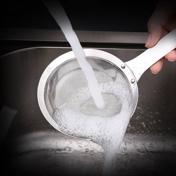 DRAFIDEEP Stainless Steel Cooking Mesh Strainer for Steam Frying and Frying, Kitchen Tool, 1 Piece