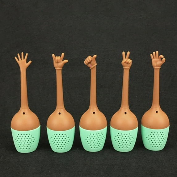 DRAFIDEEP Tea Infuser with Silicone Handle 13x1.6x1.6in Multi Color 1Pcs