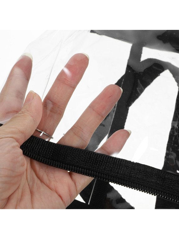 Transparent Handbag Adjustable Strap Clear Bag Baseball Cap Storage Bag Novelty Women Bag