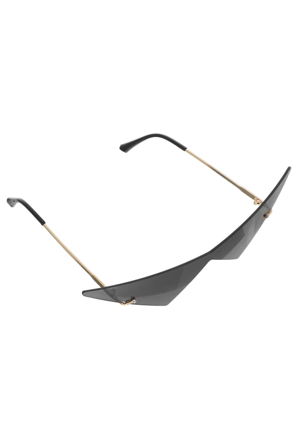 Triangle Sunglasses 1Set Grey Plastic Fashionable Design Sunlight Protection For Men And Women