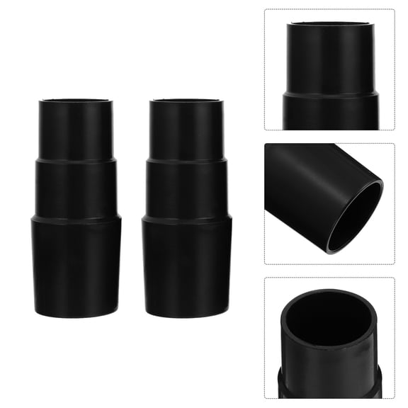 DRAFIDEEP Vacuum Extension Tube 4Pcs Black ABS for House and Carpet Cleaning