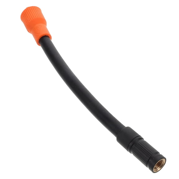 DRAFIDEEP Portable Vehicle Tire Inflator Pump with Threaded Tube and Sleeve for Safe and Efficient Inflation