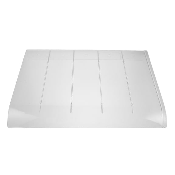 DRAFIDEEP Wall Mounted Transparent Mailbox Barrier Plate with Rainproof Plastic Cover for Gardens