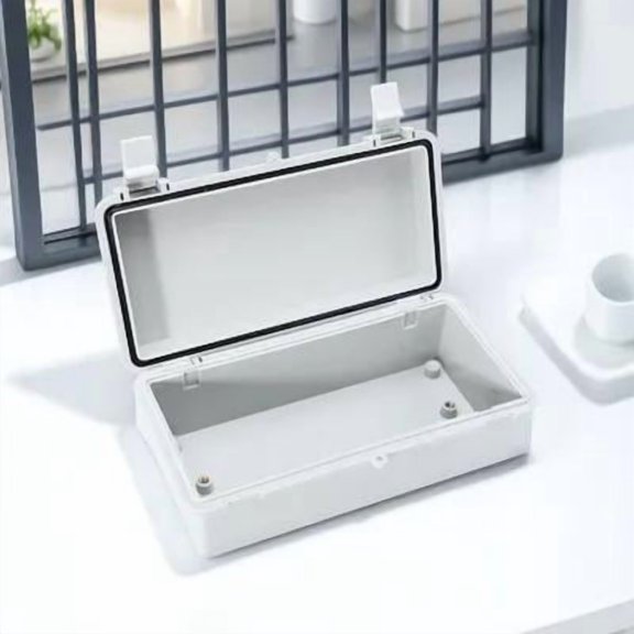 DRAFIDEEP Weatherproof Outdoor Junction Box White ABS Plastic with Easy Installation