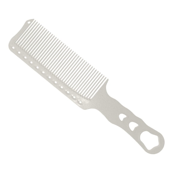 DRAFIDEEP White Resin Hair Cutting Comb Lightweight Anti- Haircut Tool for Daily Use, Perfect for 0.5 Inch Hair Styling