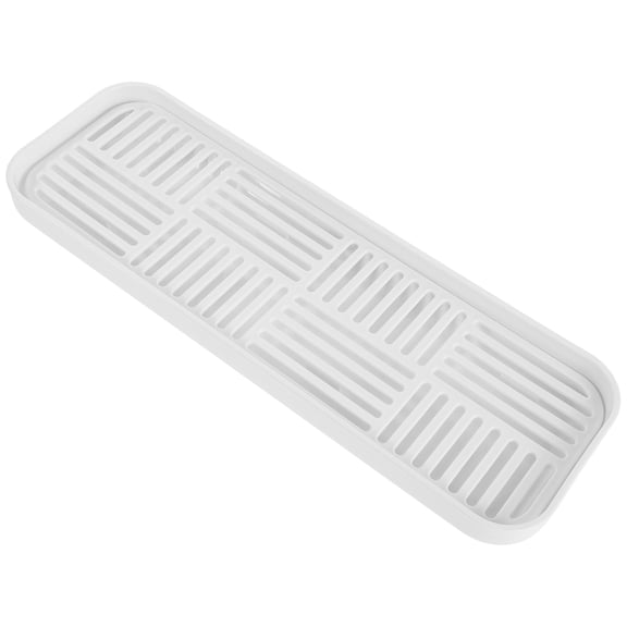 DRAFIDEEP White Two-Tier Drain Tray with Hollow Grid Design for Serving Candy, Fruit, and Snacks