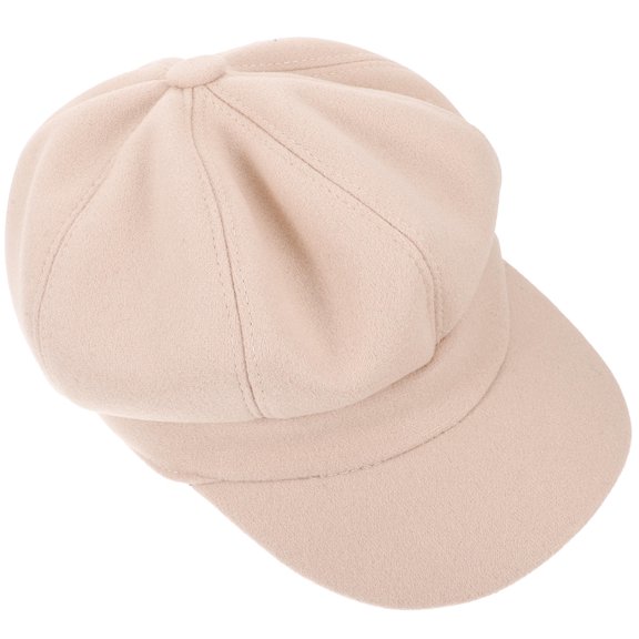 DRAFIDEEP Women's White Wool Beret Hat Lightweight Stylish Fashion Accessory for All Occasions, Size 1PC