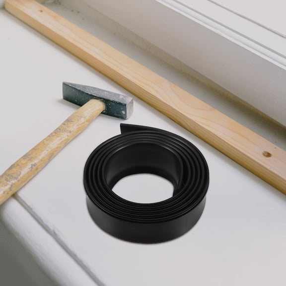 DRAFIDEEP MC-024 Black Heavy Duty Window Water Drip Edge 2 Meter