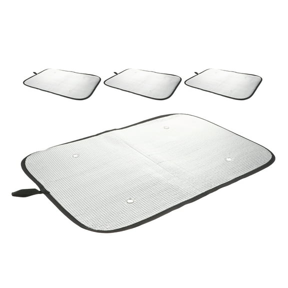 DRAFIDEEP Window Shade for Car 4Pcs Aluminum Foil Rv Door Window Shade for Rv Owners
