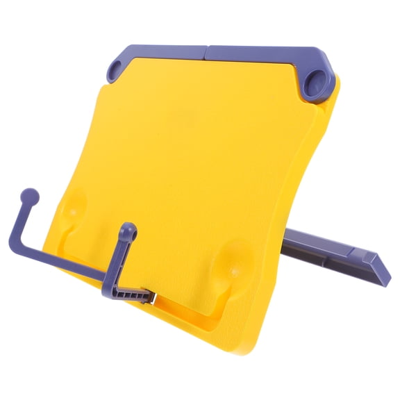 OUNONA Foldable Portable Music Stand in Yellow, ABS Material, Lightweight and , 1 Pack for Easy Transport