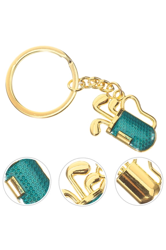 Zinc Alloy Golf Cart Key Ring Business Men 1Set