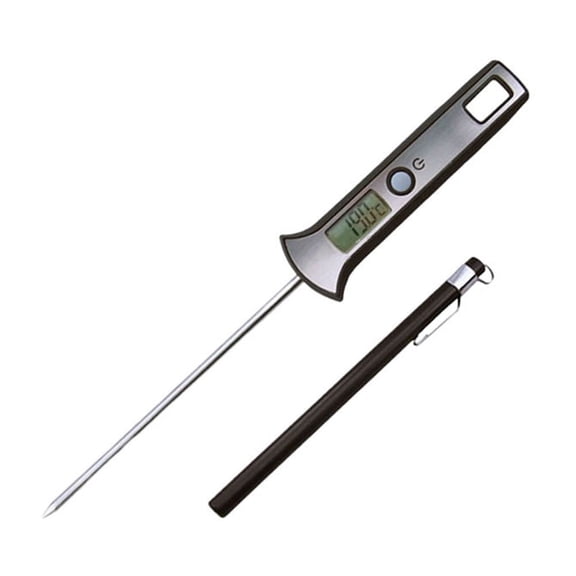 DRAFIDEEP Grill and Meat for BBQ Cooking, Food Temperature Gauge, Grey, 1 Set