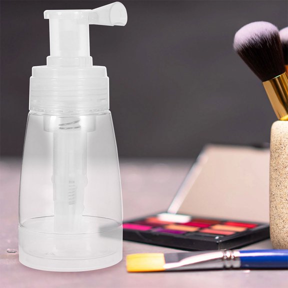 DRAFIDEEP powder spray bottle Powder Spray Bottle Transparent Plastic Refillable Easy to Refill 1Set