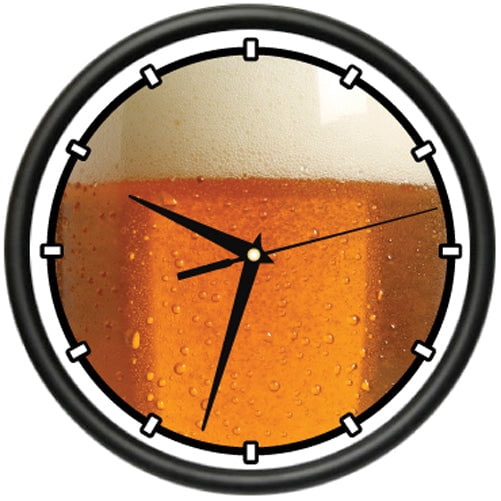 DRAFT BEER Wall Clock keg german beer beer snob beer lover pub drunk gift