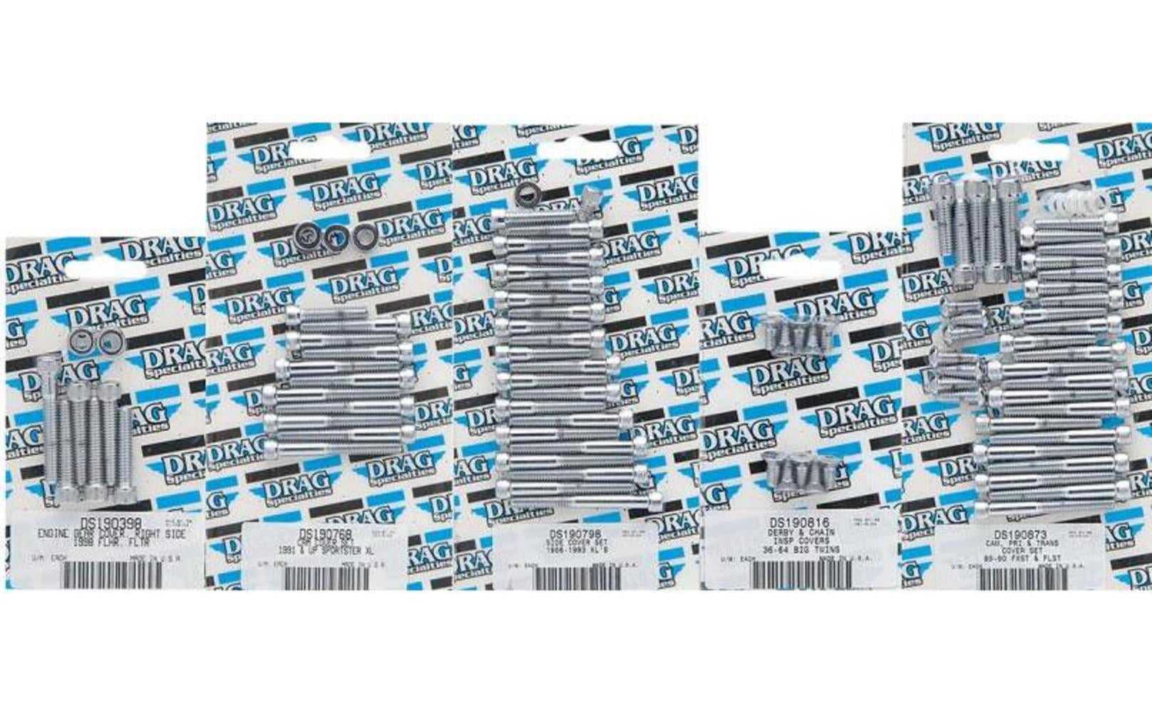 DRAG SPECIALTIES MK161S Cover Bolts - Socket - Camshaft/Primary - Smooth - XL