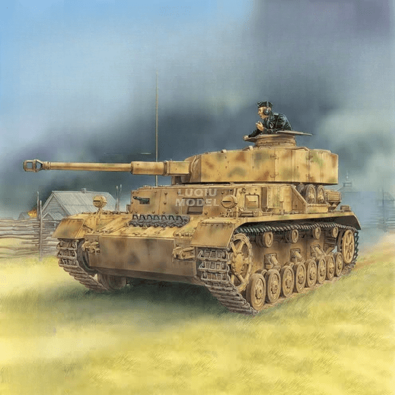 DRAGON 6330 1/35 German Pz.Kpfw. IV Ausf. D mit 7.5cm Kw.K.40 L/43 Upgrade Model Kit