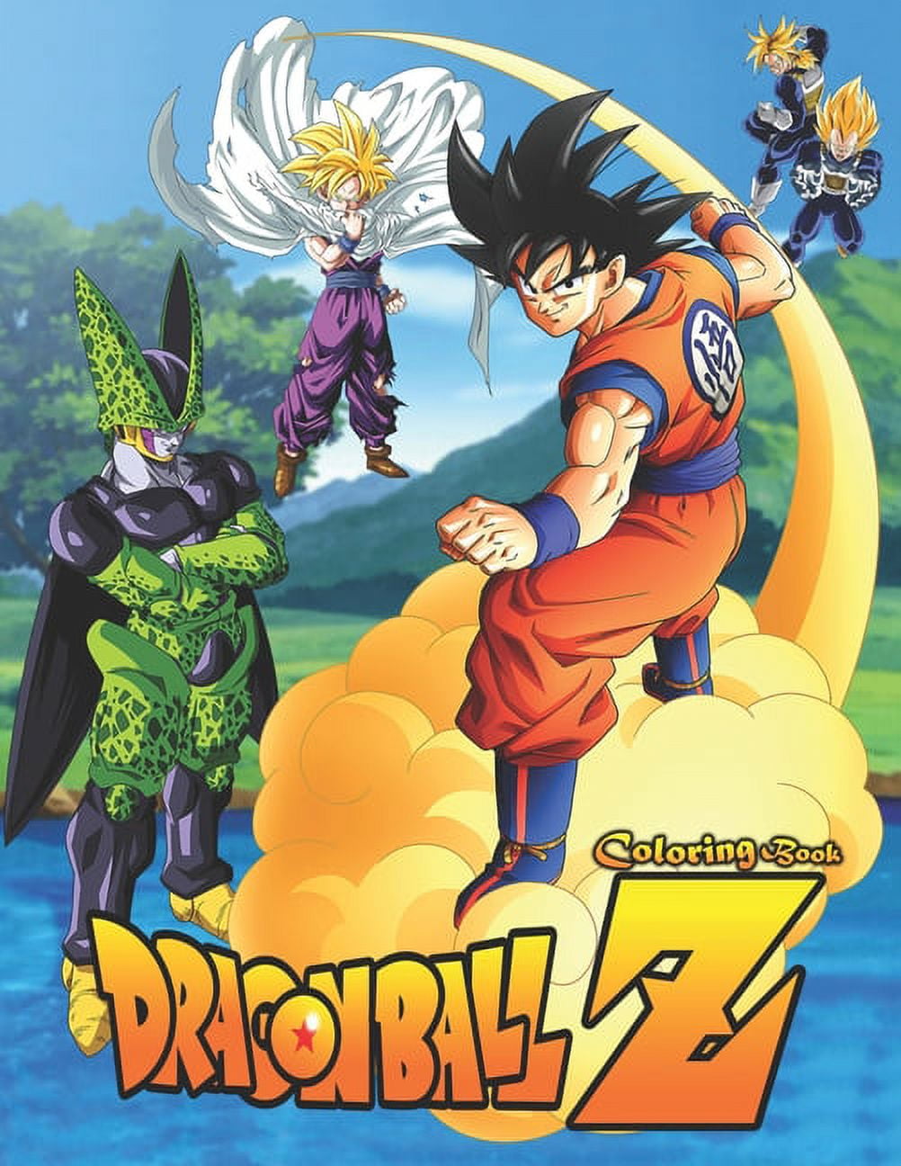 Dragon Ball Z Coloring Pages - Anime Dragon Ball Characters Coloring Sheets