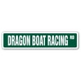 thumbnail image 1 of DRAGON BOAT RACING Street Sign competitive rowing canoe drummer | Indoor/Outdoor |  24" Wide, 1 of 5