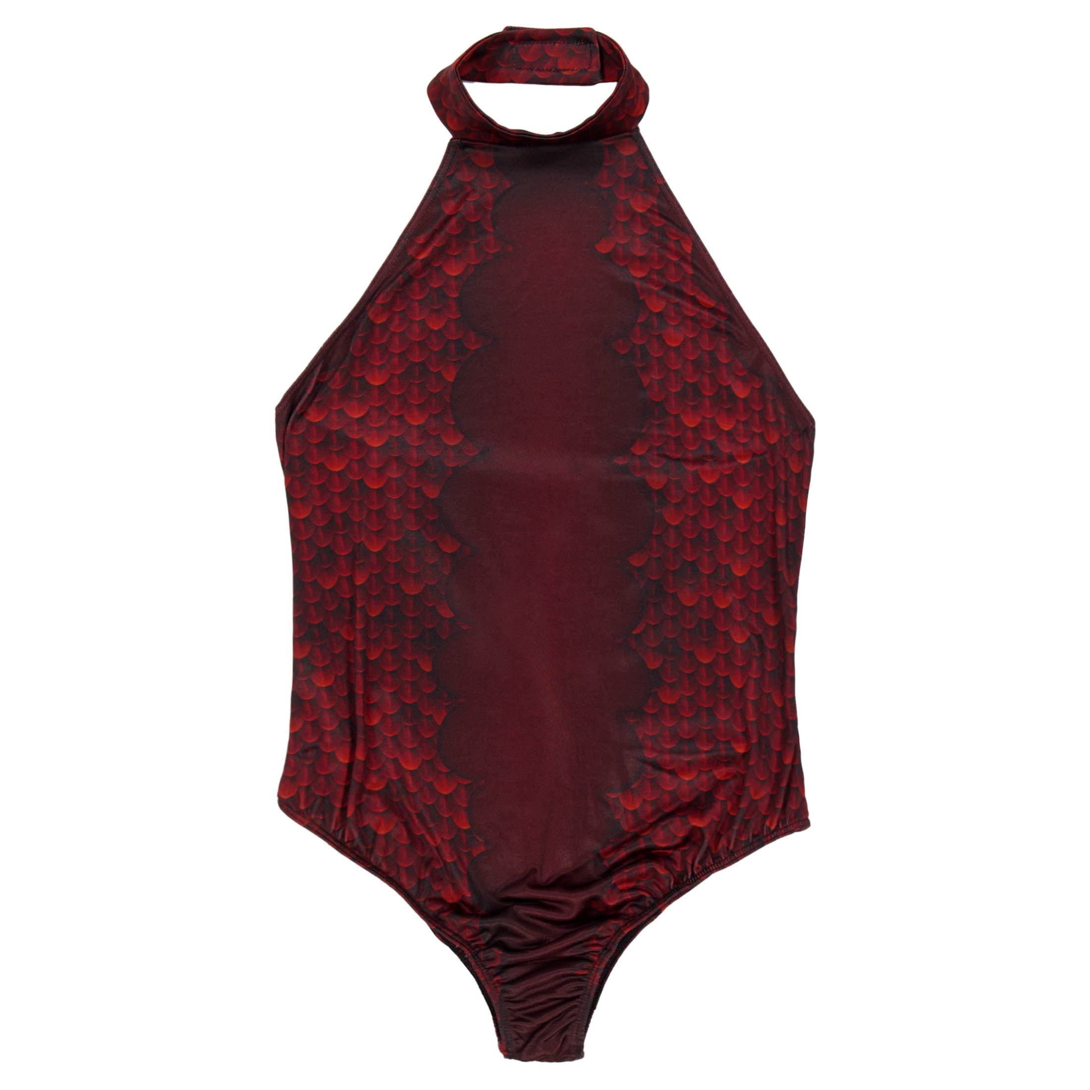 Dragon Bodysuit Costume Accessory for Adults, Red, M (8/10), Halloween by Way To Celebrate