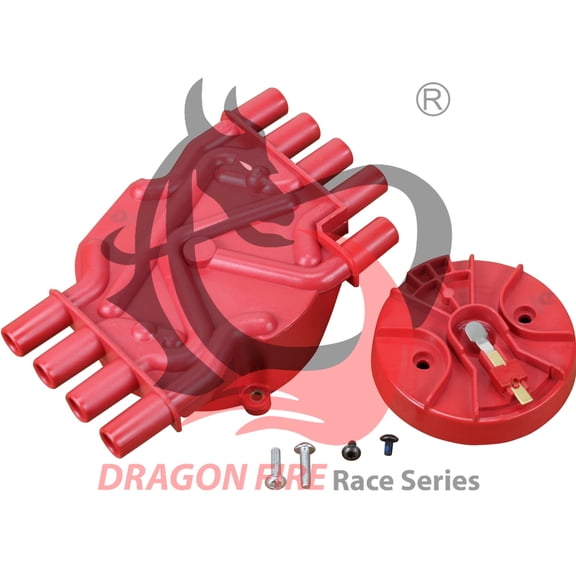 DRAGON FIRE High Performance Brass Terminal Vortec Distributor Cap Rotor For 1996-2002 Chevrolet GMC SB 5.0L 5.7L 350 305 V8 OEM Fit CAP1010-DF