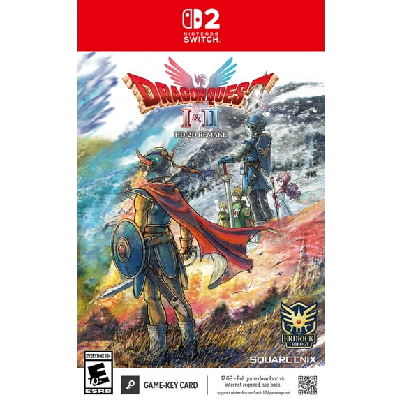 Dragon Quest I & II HD-2D Remake for Nintendo Switch 2 (Game-Key Card)