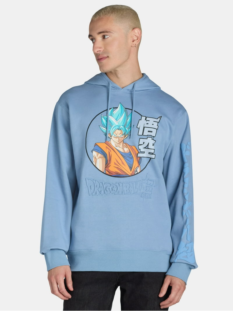 Dragon Ball Z Super Saiyan Blue Graphic Hoodie - Walmart.com