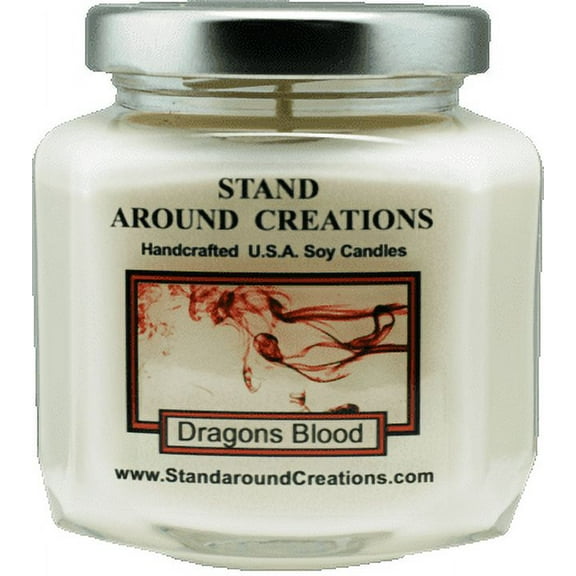 DRAGONS BLOOD HEX 6-OZ. ALL NATURAL SOY CANDLE