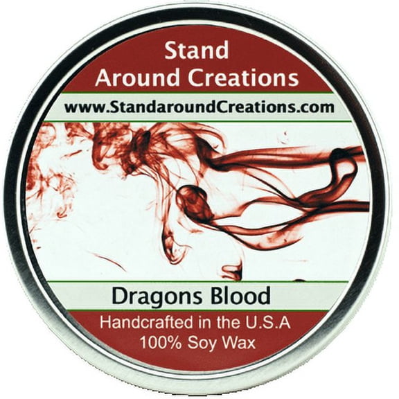 DRAGONS BLOOD TIN 16-OZ. ALL NATURAL SOY CANDLE