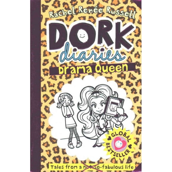 Pre-Owned DRAMA QUEEN: DORK DIARIES by Rachel Renee Russell 2016 Paperback NEW