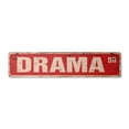 thumbnail image 1 of DRAMA Vintage Plastic Street Sign acting actor actress show biz | Indoor/Outdoor |  24" Wide, 1 of 4