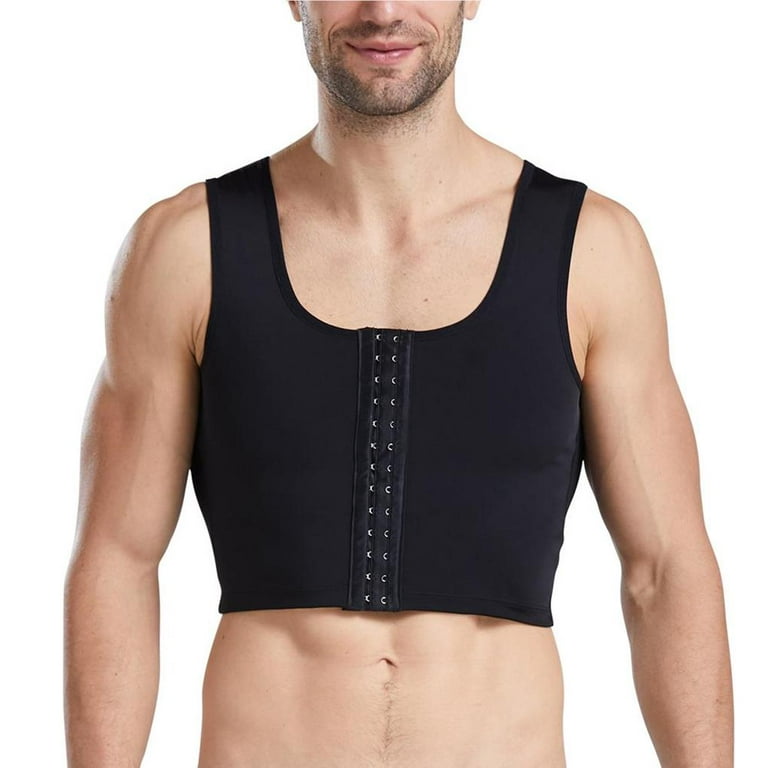 DRASHOME Men Chest Shape Vests Male Control Breast Gynecomastia  Professional Tank Top Correct Corset Compressing Compression No.2