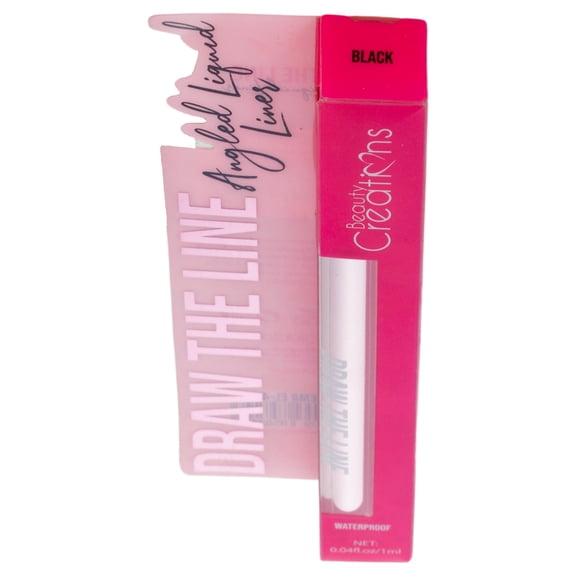 Beauty Creations - Overachiever Angled Liquid Eyeliner, Black, Diagonal Tip