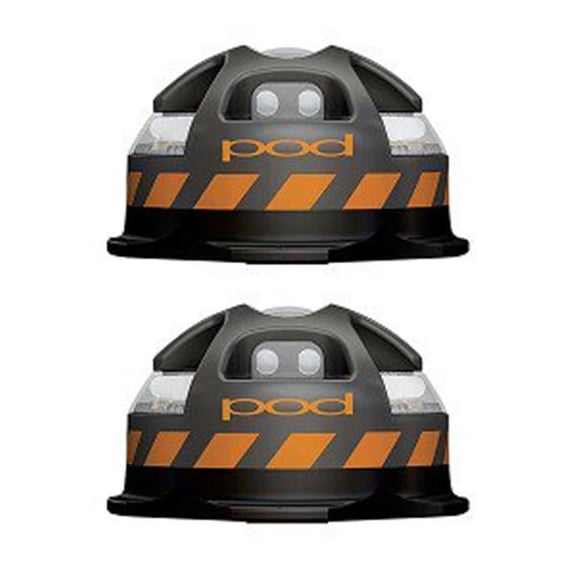 DRAW-TITE (2 PACK) LED LIGHT POD HAZARD ROADSIDE WARNING AND WORK LIGHT DEVICE