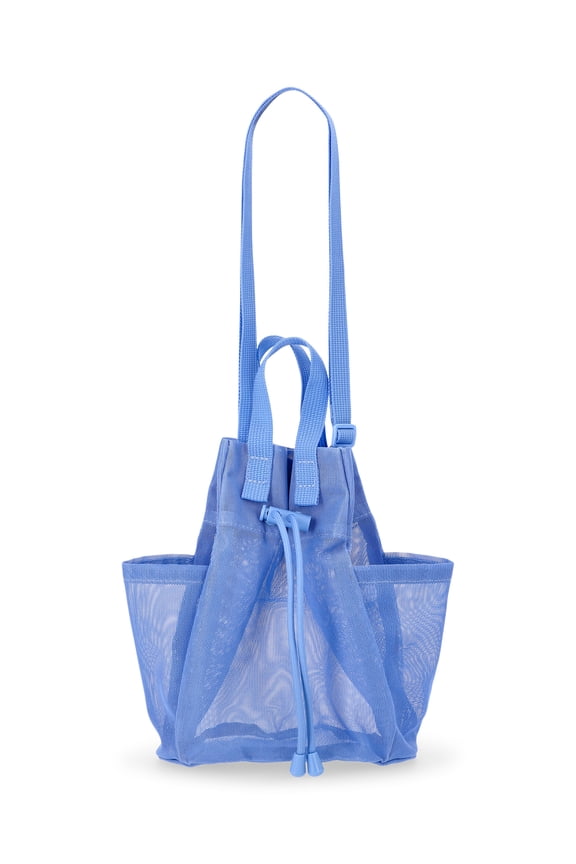 Women's Drawstring Crossbody, Blue