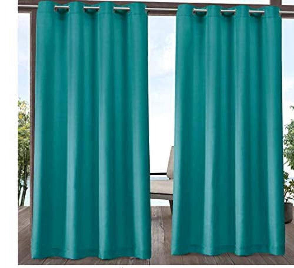 LUSHVIDA Waterproof Outdoor Curtains for Patio Grommet Privacy Curtains