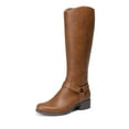 thumbnail image 1 of DREAM PAIRS Boots For Women Knee High, Comfortable Pull On Side Zipper Buckle Riding Boots, 1 of 8