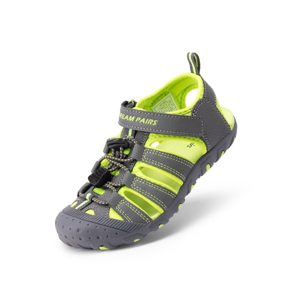DREAM PAIRS Boys Girls Closed-Toe Outdoor Summer Sport Sandals for Little/Big Kid
