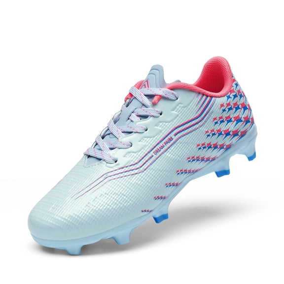 DREAM PAIRS Boys Girls FG AG Soccer Cleats High-Speed Anti-Torsion Lightweight Football Shoes
