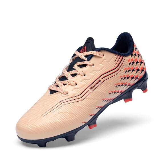 DREAM PAIRS Boys Girls FG AG Soccer Cleats High-Speed Anti-Torsion Lightweight Football Shoes