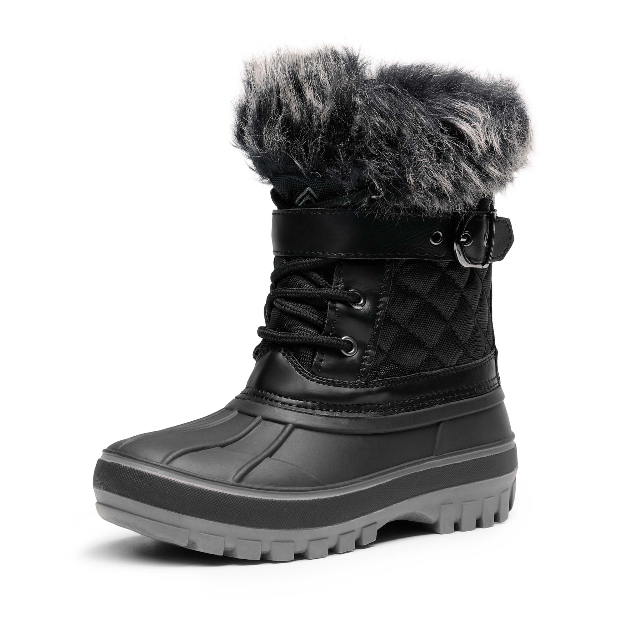 Dream Pairs Boys Girls Fashion Mid Calf Winter Snow Boots Toddler ...