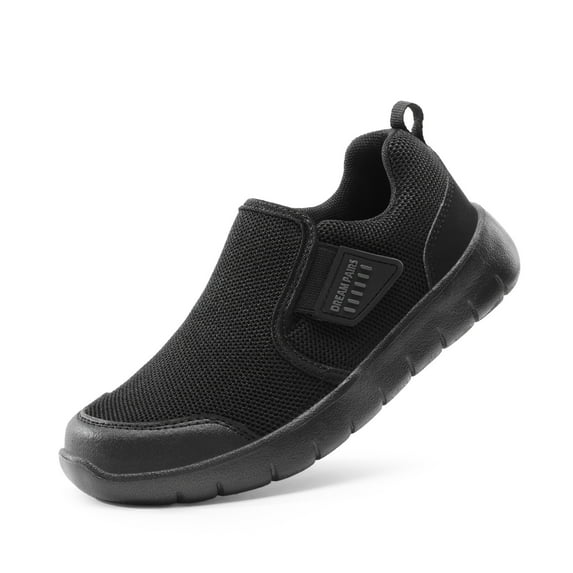 DREAM PAIRS Boys Girls Slip-On Sneakers Kids EZ-Ons MightyMovers Barefoot Zero Drop Tennis Running Athletic Sports Shoes