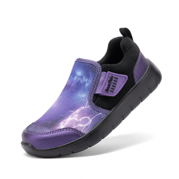 DREAM PAIRS Boys Girls Slip-On Sneakers Kids EZ-Ons MightyMovers Barefoot Zero Drop Tennis Running Athletic Sports Shoes
