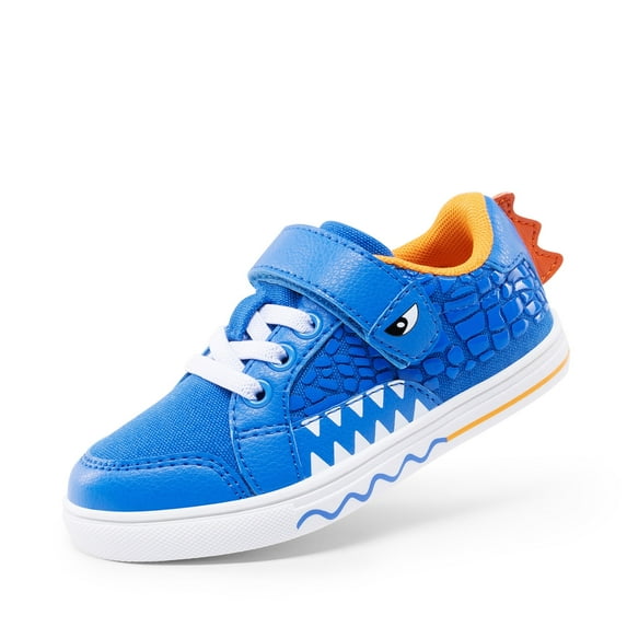 DREAM PAIRS Boys Girls Sneakers Kids Toddler Shoes Storybook Causal Walking Shoes Non-Slip with Hook and Loop