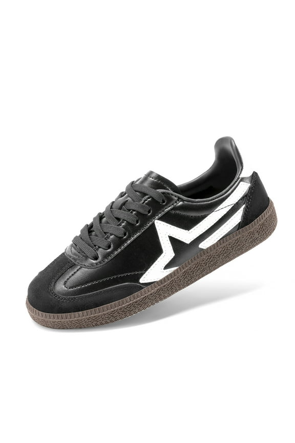 Boys Girls Sneakers Retro Classic Casual Tennis Shoes Lightweight School Walking Low Top Lace Up Footwear for Little/Big Kid