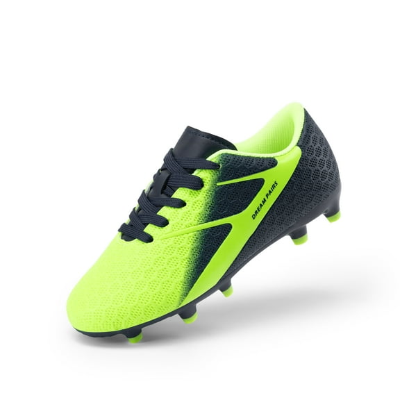 DREAM PAIRS Boys Girls Soccer Cleats Groud Kids Football Toddler Youth Athletic Outdoor Trainning Shoes