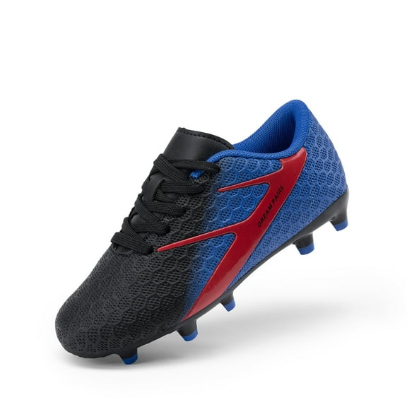 DREAM PAIRS Boys Girls Soccer Cleats Groud Kids Football Toddler Youth Athletic Outdoor Trainning Shoes
