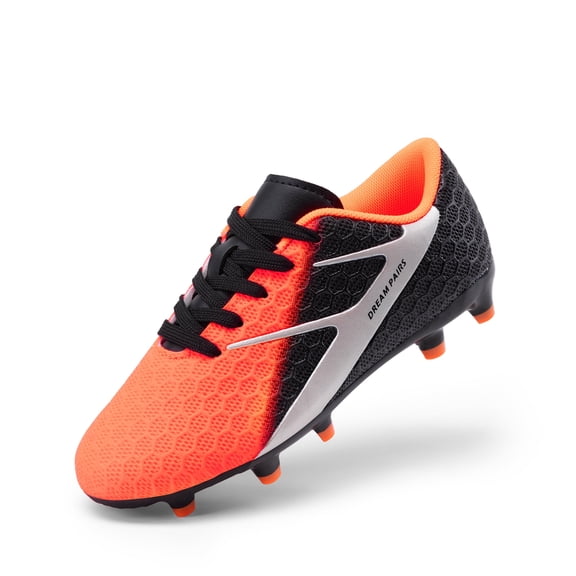 DREAM PAIRS Boys Girls Soccer Cleats Groud Kids Football Toddler Youth Athletic Outdoor Trainning Shoes