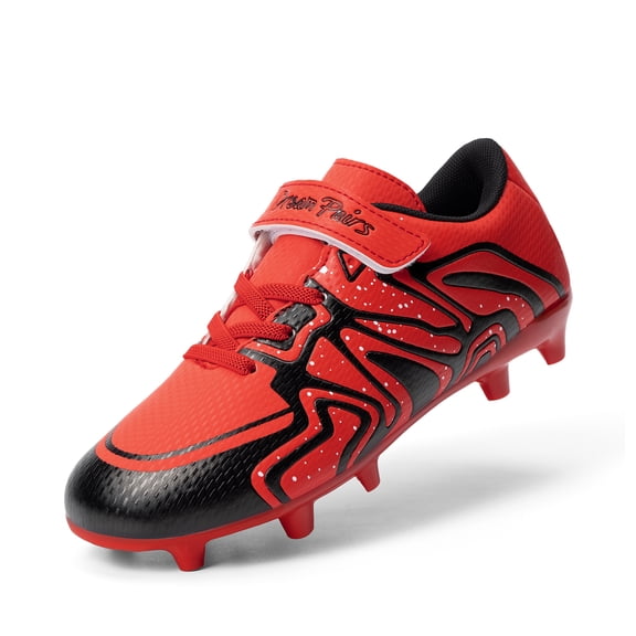 DREAM PAIRS Boys Girls Soccer Cleats Kids Youth Multi Ground Outdoor Football Shoes for Little/Big Kid